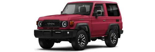 TOYOTA LAND CRUISER SWB 71 ULTIMATE EDITION V6 4.0L 4WD 7-SEATER MANUAL - Red | Forex Motors
