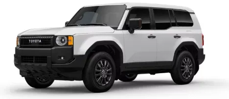TOYOTA PRADO TXL1 2.4L PETROL 4WD 7 SEAT AUTOMATIC - White | Forex Motors