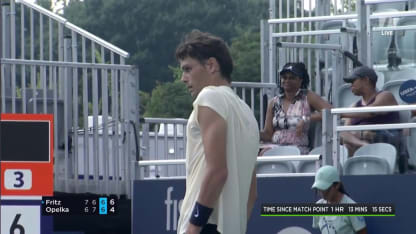 MATCH POINT: T. Fritz def. R. Opelka; Atlanta Open QF