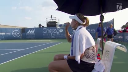 MATCH POINT: E. Rybakina def. B. Bencic; Chicago QF