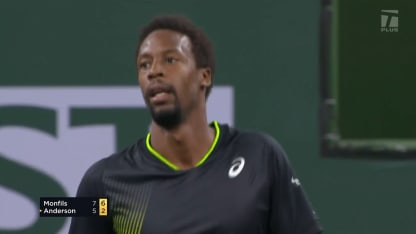 MATCH POINT: G. Monfils def. K. Anderson; Indian Wells 3R