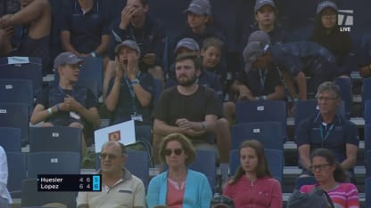 F. Lopez def. M. Huesler; Gstaad Open 1R