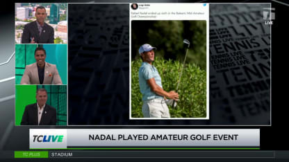 Tennis Channel Live: Rafa ditching tennis for golf?