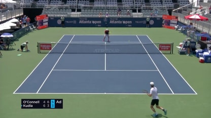 MATCH POINT: C. O'Connell def. D. Kudla; Atlanta 1R