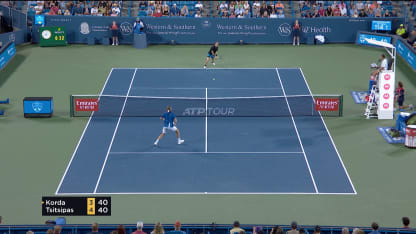 HIGHLIGHTS: S. Tsitsipas def. S. Korda; Cincinnati 2R