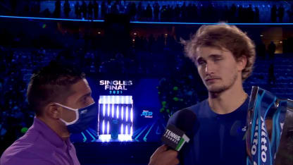 INTERVIEW: A. Zverev; Turin Final Win 