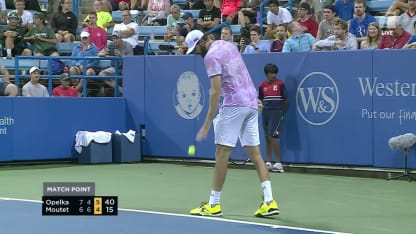 MATCH POINT: R. Opelka def C. Moutet; Cincinnati 1R