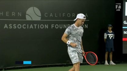 MATCH POINT: D. Schwartzman def. F. Gaio; San Diego 1R