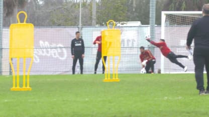 WATCH: Mitch Hildebrandt's training ground save
