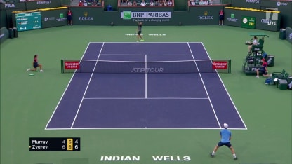 MATCH POINT: A. Zverev def. A. Murray; Indian Wells 3R