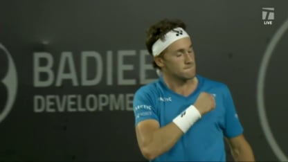  MATCH POINT: C. Ruud def. L. Sonego; San Diego QF