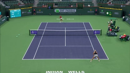 Highlights M.keys Defeats K. Kanepi; Bnp Paribas, Round One