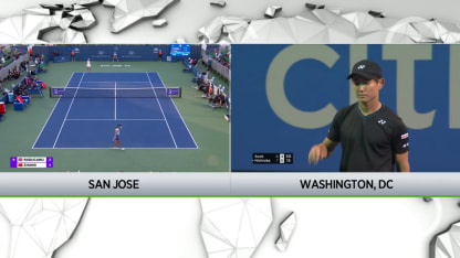 MATCH POINT: J. Sock def. Y. Nishioka; Citi Open 1R