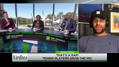 Tennis Channel Live: Andy Roddick hustles and flows