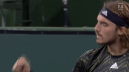 MATCH POINT: S. Tsitsipas def. F. Fognini; Indian Wells 3R