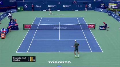 MATCH POINT: R. Opelka def. R. Bautista Agut; Toronto QF