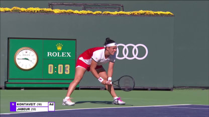 HIGHLIGHTS: O. Jabeur def. A. Kontaveit; Indian Wells QF