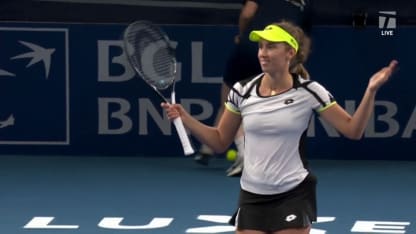 MATCH POINT: E. Mertens def. A. Sasnovich; Luxembourg 2R