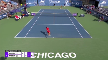 MATCH POINT: O. Jabeur def. J. Pegula; Chicago 3R