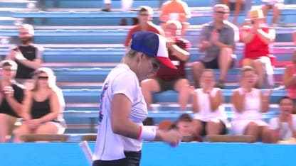 MATCH POINT: B. Mattek-Sands def. E. Shibahara; Cleveland 1R