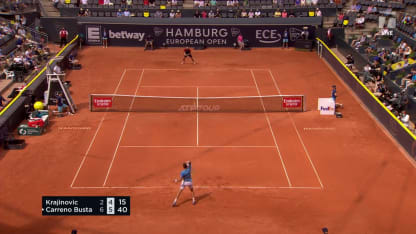 MATCH POINT: P. Carreno Busta def. F. Krajinovic; Hamburg F