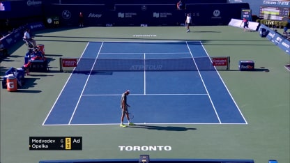 MATCH POINT: D. Medvedev def. R. Opelka; Toronto F
