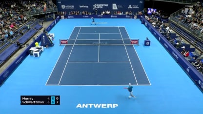 MATCH POINT: D. Schwartzman def. A. Murray; Antwerp 2R