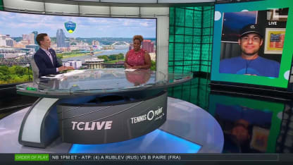 Tennis Channel Live: Medvedev's Fall on Court