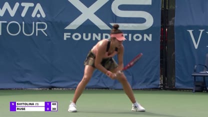 Highlights; Svitolina Def Ruse; Chicago 3r