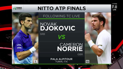 Tennis Channel Live: Djokovic vs. Norrie