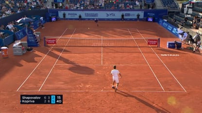 MATCH POINT: V. Kopriva def. D. Shapovalov; Gstaad 2R