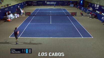 MATCH POINT: T. Fritz def. I. Marchenko; Mifel Open 2R 