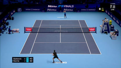 MATCH POINT: N. Djokovic def. C. Norrie; Turin RR