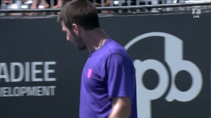 MATCH POINT: C. Norrie def. D. Evans; San Diego 2R