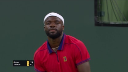 HIGHLIGHTS: F. Tiafoe def. B. Paire; Indian Wells 1R