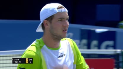 Round 1 Fognini Defeats Struff 6-7 6-2 6-4 1 Minute Highlights M21721