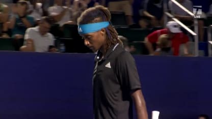 MATCH POINT: M. Ymer def. F. Tiafoe; Winston-Salem QF