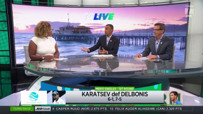 Tennis Channel Live: Karatsev’s Impressive Calves 