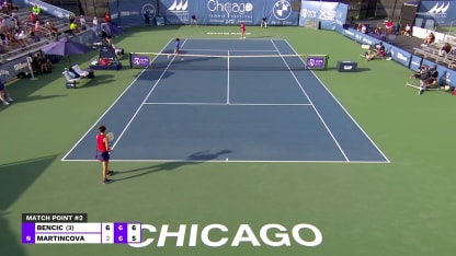 MATCH POINT: B. Bencic def. T. Martincová; Chicago 3R
