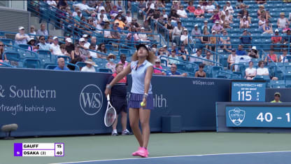 N. Osaka Def. C. Gauff Cincinnati 2r