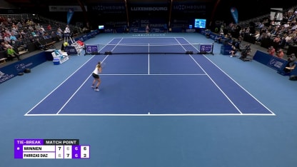 MATCH POINT: G. Minnen def. N. Parrizas; Luxembourg 1R