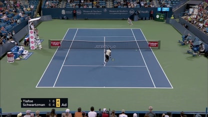 MATCH POINT: D. Schwartzman def. F. Tiafoe; Cincinnati 2R