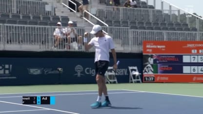 MATCH POINT: C. O’Connell def. J. Sinner; Atlanta Open 2R