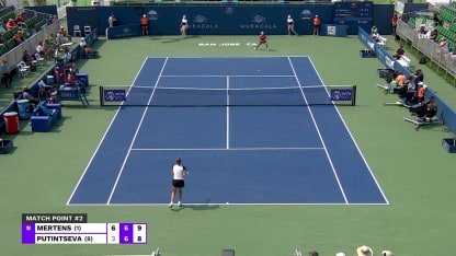 MATCH POINT: E. Mertens def. Y. Putintseva; San Jose QF