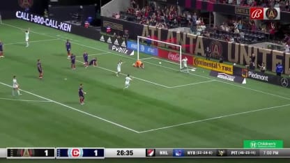 HAT TRICK! Ronaldo Cisneros scores three goals during the first half vs Chicago