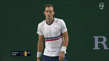 MATCH POINT: V. Pospisil def. J. Wolf; Indian Wells 1R