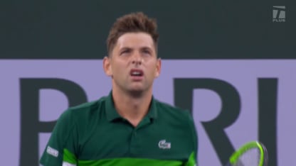 MATCH POINT: D. Medvedev def. F. Krajinovic; Indian Wells 3R
