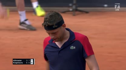 MATCH POINT: F. Krajinovic def. D. Altmaier: Hamburg 1R