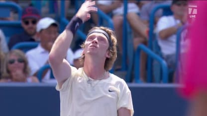 MATCH POINT: A. Rublev def. B. Paire; Cincinnati QF