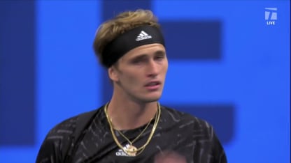 MATCH POINT: A. Zverev def. F. Krajinovic; Vienna 1R